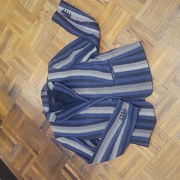 Striped Patterned Ann Taylor Blazer Jacket - Picture 2 of 8